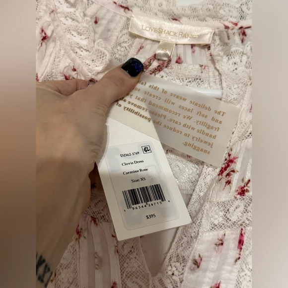 LoveShackFancy Clovis Cotton Ruffle Trim Dress - Picture 9 of 12